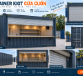 Container kiot cửa cuốn