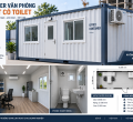 Container văn phòng 20 feet có toilet