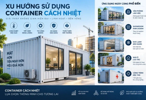 Xu Hướng Sử Dụng Container Cách Nhiệt